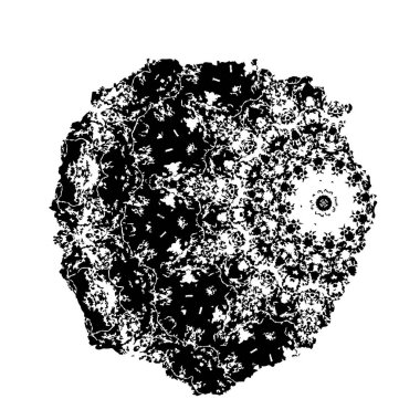 Soyut arkaplan. Monokrom dokusu. Dekoratif siyah beyaz desen.
