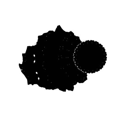 Grunge mürekkebinin basit bir illüstrasyonuName 