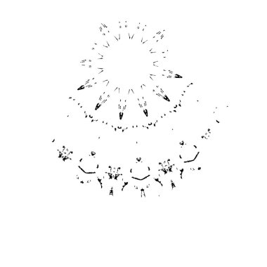 Grunge mürekkebinin basit bir illüstrasyonuName 