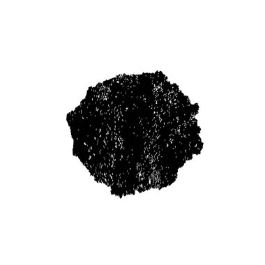 Beyaz arkaplanda soyut grunge lekesi, vektör illüstrasyonu