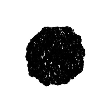 Siyah mürekkep lekesi. Beyaz arkaplanda soyut el boyama ögesi