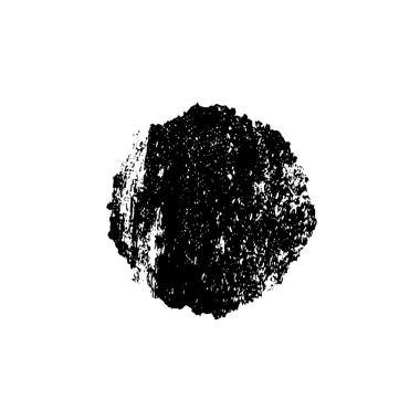 Grunge mürekkebinin basit bir çizimi. Smaç, siyah ve beyaz. 