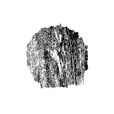 Grunge mürekkebinin basit bir çizimi. Smaç, siyah ve beyaz. 