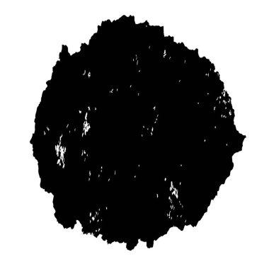 yuvarlak fırça lekesi siyah renk