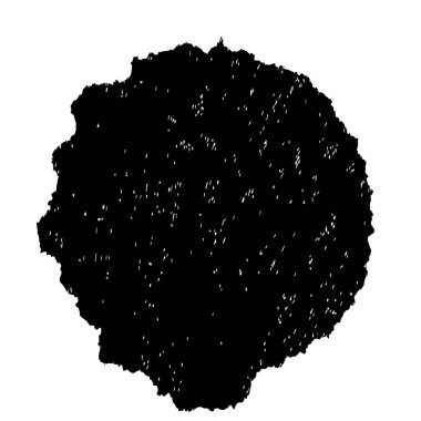 grunge siyah ve beyaz tehlike çemberi