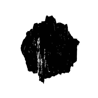 vektör siyah mürekkep fırça darbesi