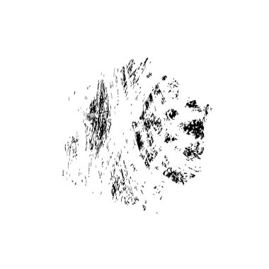 siyah mürekkep lekesi. vektör