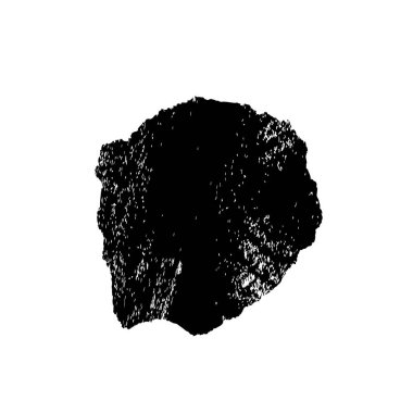 siyah fırça darbesi dokusu. grunge soyut el - boyanmış elementler.