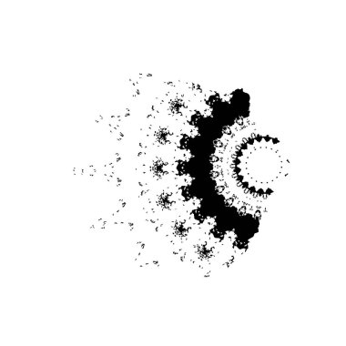 Vites arkaplanlarının siyah beyaz vektörü.