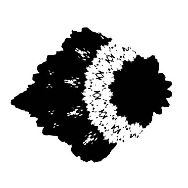 grunge siyah desenli fırçalı, sıkıntılı rozet