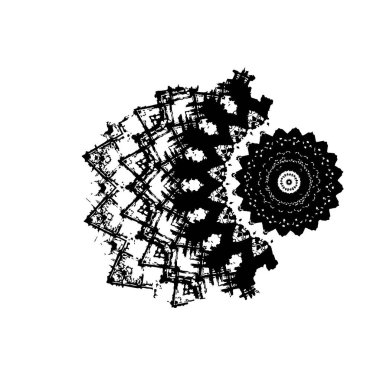 Soyut geometrik şekil. vektör illüstrasyonu.