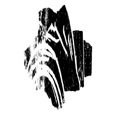 Bir dağın vektör silueti. beyaz arkaplanda izole.