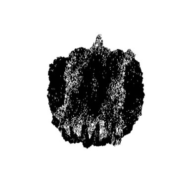 Grunge siyah fırça darbesi