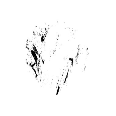 Beyaz arka planda siyah mürekkep fırça sıyrık