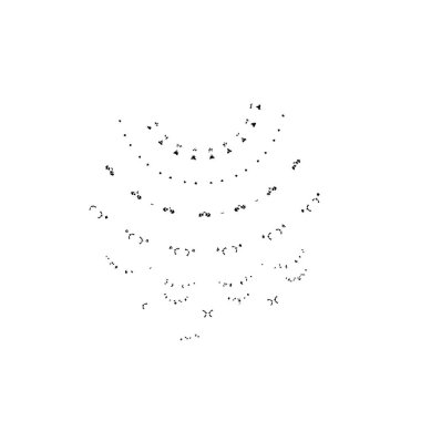 Arkadaki kuşların vektör çizimi