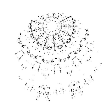 Vektör çizimi. Soyut siyah beyaz arkaplan