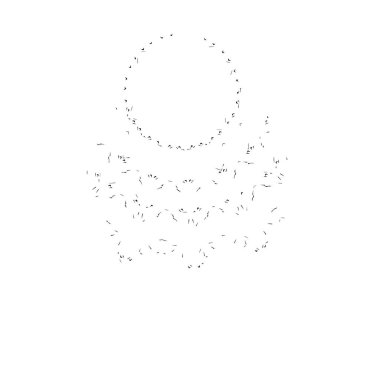 bir kuş ile vektör çerçevesi