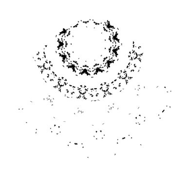 Siyah ve beyaz noktalı soyut arkaplan