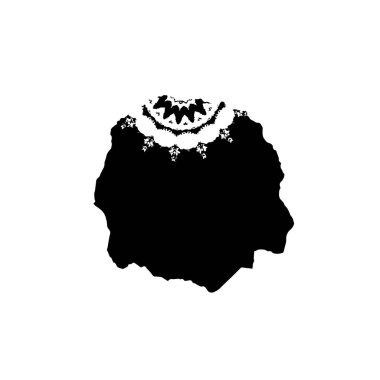 Bir kadın yüzü silüeti