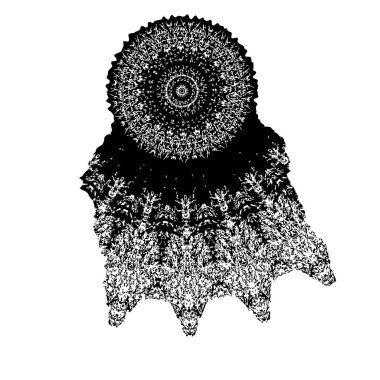 El yapımı mandala. dekoratif tasarım.