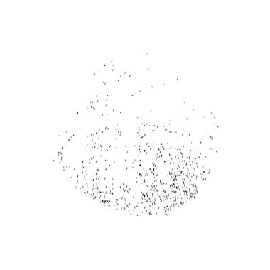 Beyaz arkaplanda dağınık gümüş parıltılarının vektörü