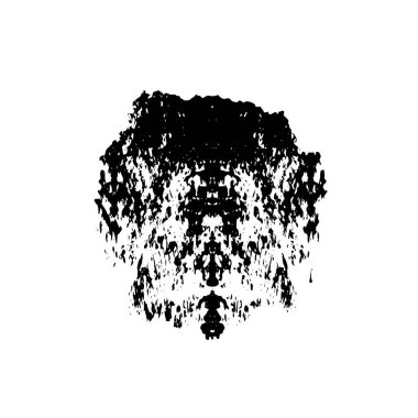 Siyah beyaz desenli, noktalı, lekeli, çizik ve çizikli sıkıntılı bir arkaplan. Soyut vektör illüstrasyonu.