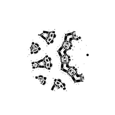 grunge kentsel vektör illüstrasyonunu zorladı