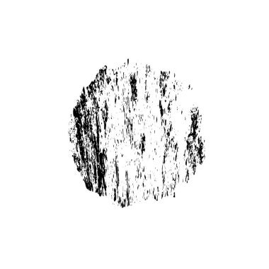 soyut siyah fırça darbesi beyaz arkaplanda izole edildi