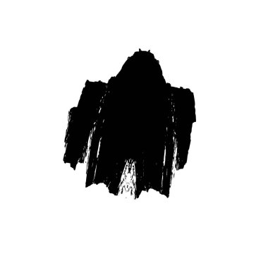 grunge noktası, beyaz arkaplanda soyut tasarım ögesi, vektör illüstrasyonu