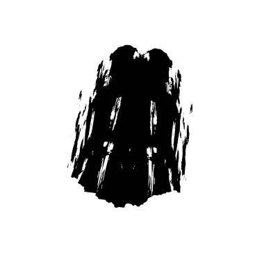 grunge noktası, beyaz arkaplanda soyut tasarım ögesi, vektör illüstrasyonu