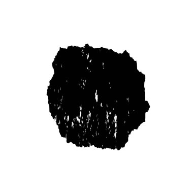 creative element of black brush stroke on white background 