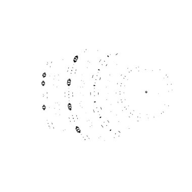 creative element of black brush stroke on white background 