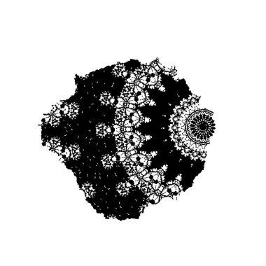 creative black brush stroke on white background 