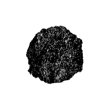 Siyah mürekkep lekesi beyaz arkaplanda izole edildi