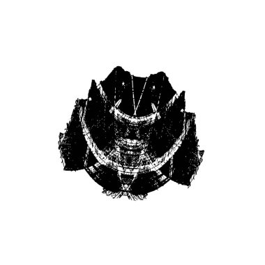 creative black brush stroke on white background 