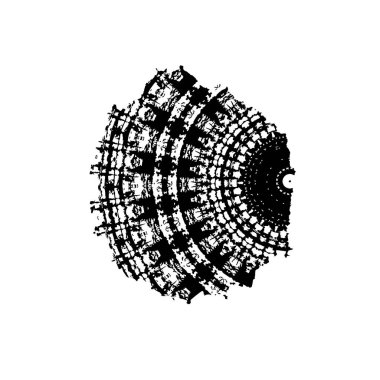 creative black brush stroke on white background 