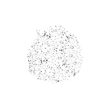 creative black brush stroke on white background 