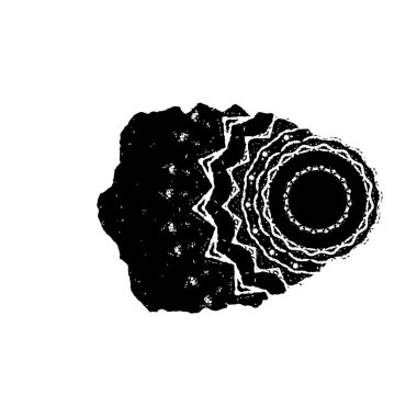 creative black brush stroke on white background 