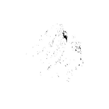 beyaz arkaplanda izole edilmiş siyah ve beyaz grunge noktası 