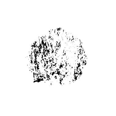 beyaz arkaplanda izole edilmiş siyah ve beyaz grunge noktası 