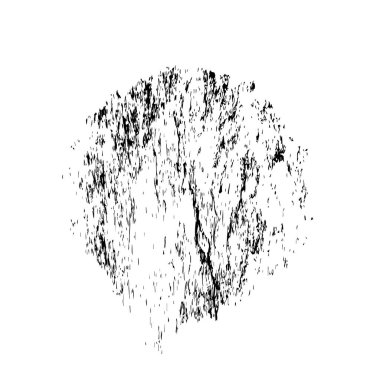 beyaz arkaplanda izole edilmiş siyah ve beyaz grunge noktası 