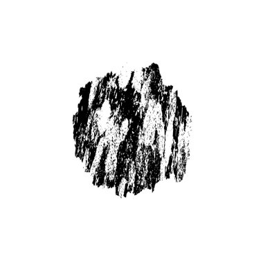 beyaz arkaplanda izole edilmiş siyah ve beyaz grunge noktası 