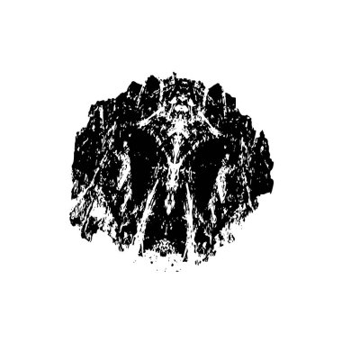 Beyaz arka planda soyut siyah nokta. vektör illüstrasyonu