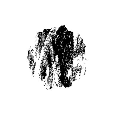 Beyaz arka planda soyut siyah nokta. vektör illüstrasyonu