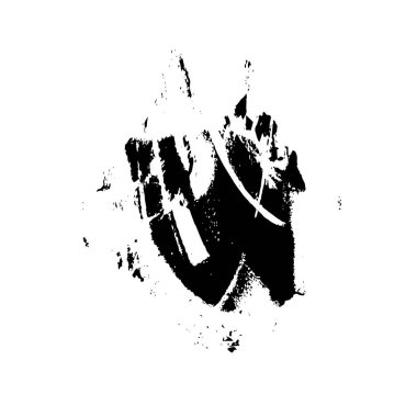 Beyaz arka planda soyut siyah nokta. vektör illüstrasyonu