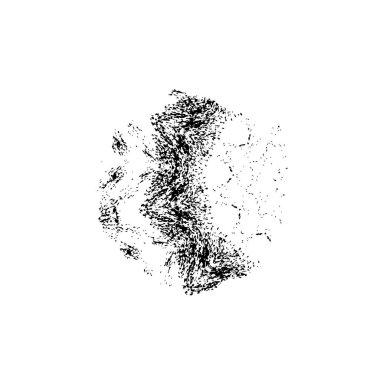 Beyaz arka planda soyut siyah nokta. vektör illüstrasyonu