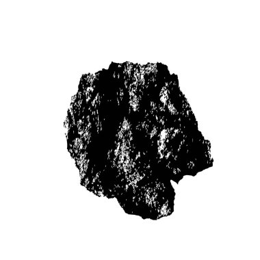 Beyaz arka planda soyut siyah nokta. vektör illüstrasyonu