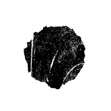 Beyaz arka planda soyut siyah nokta. vektör illüstrasyonu