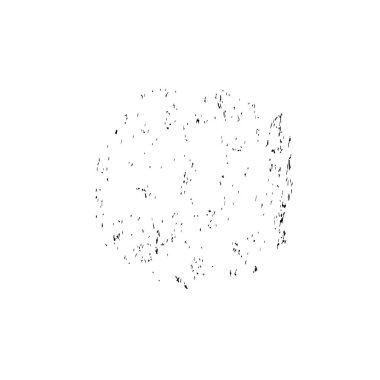 Beyaz arka planda soyut siyah nokta. vektör illüstrasyonu