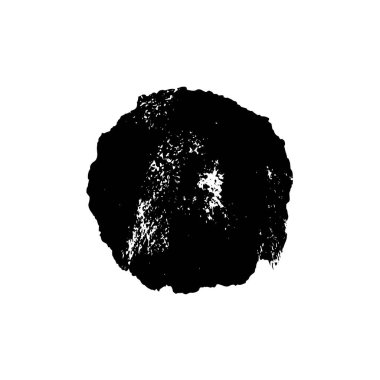 Beyaz arka planda soyut siyah nokta. vektör illüstrasyonu